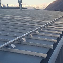 Couverture sur toit plat